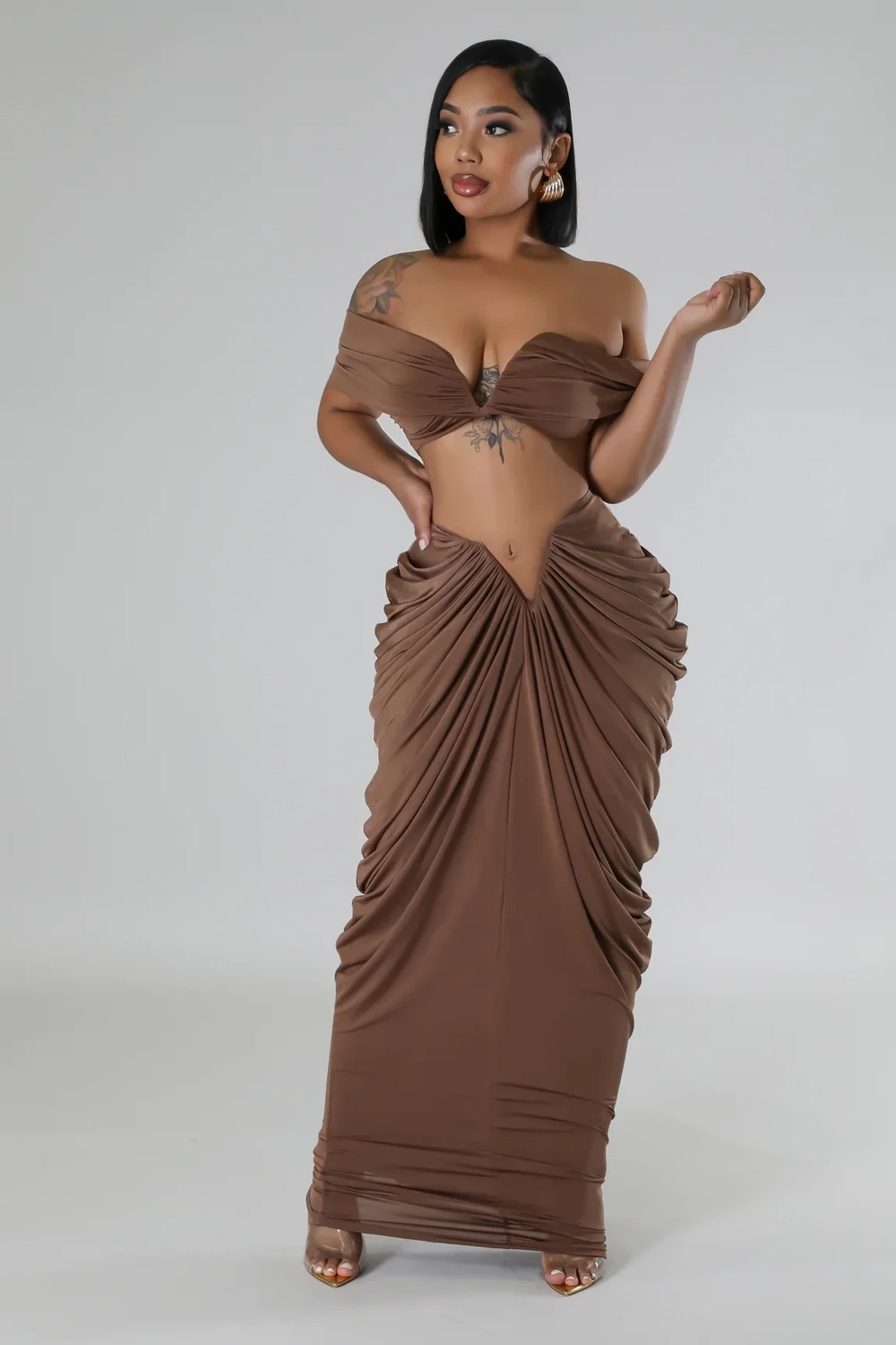 Waterfall Skirt Set