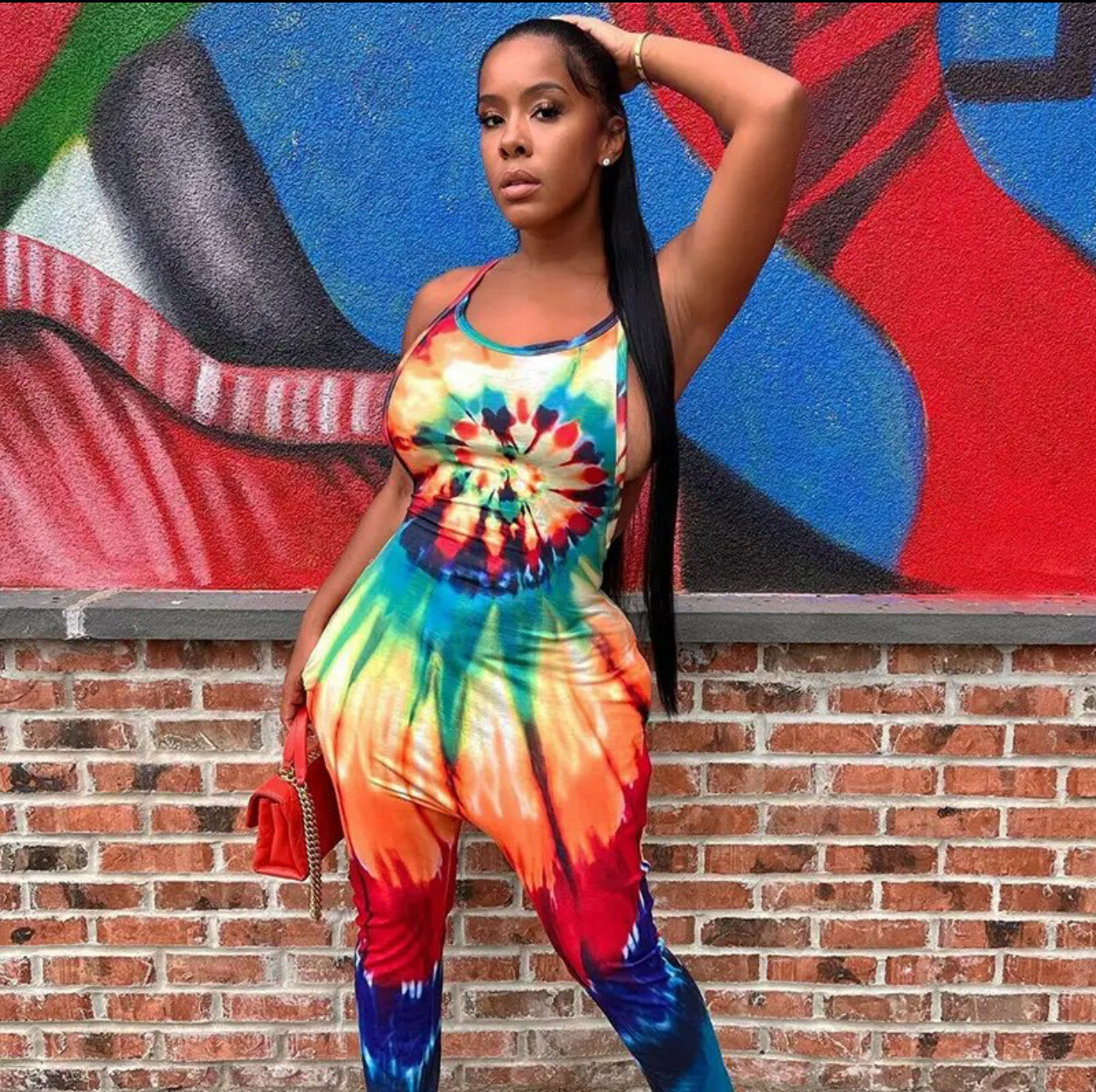 Tie-Dye Jumpsuit