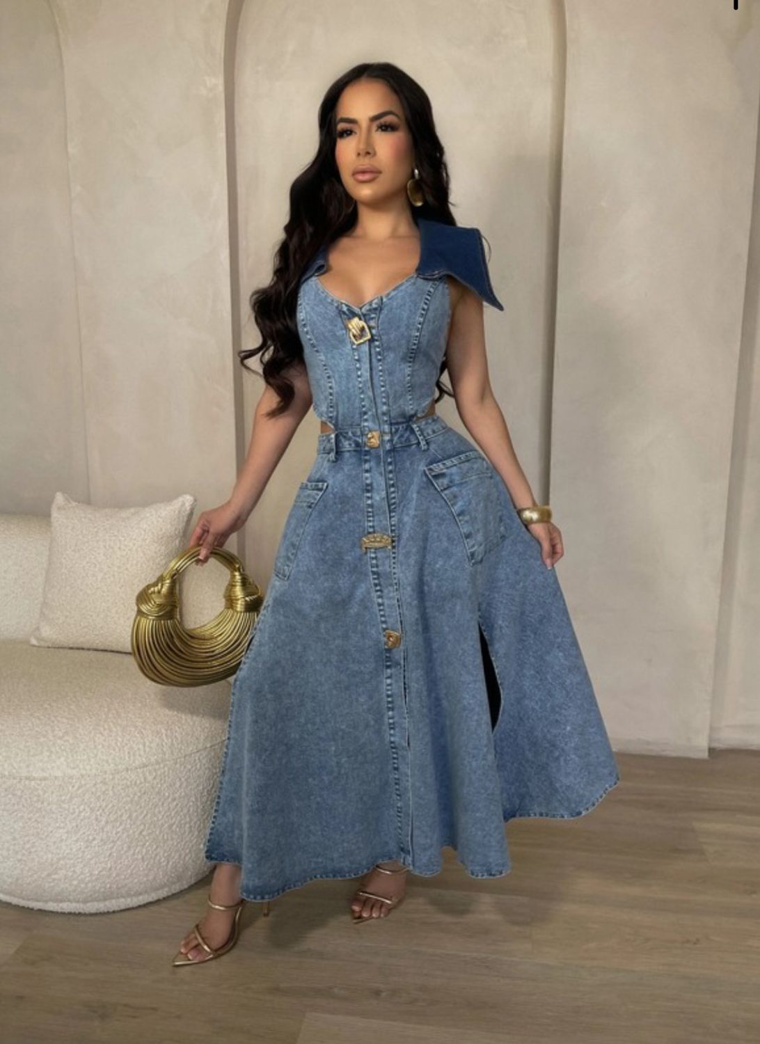 Kim Jeans Dress