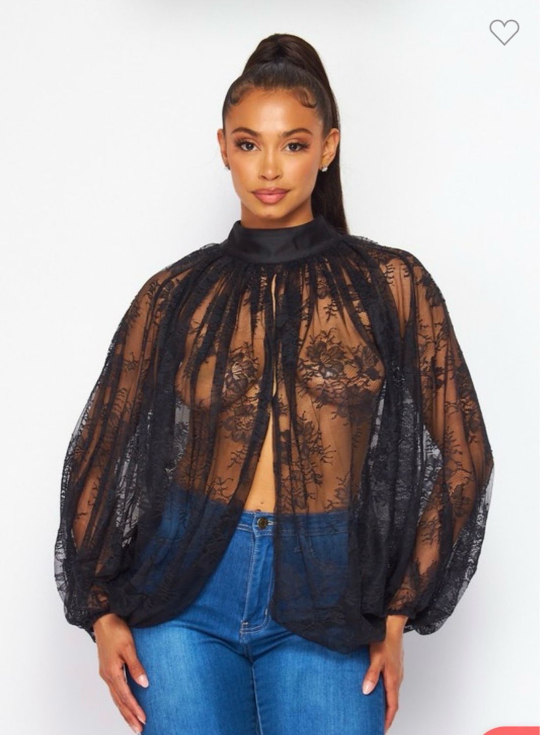 Butterflies Lace Top