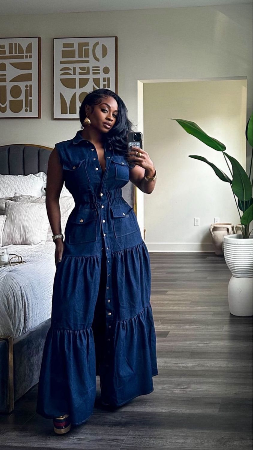 Buttons Down Denim