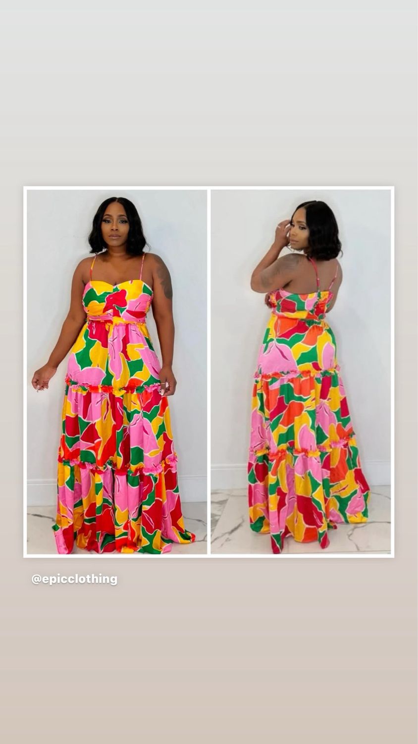 Citrus Maxi Dress