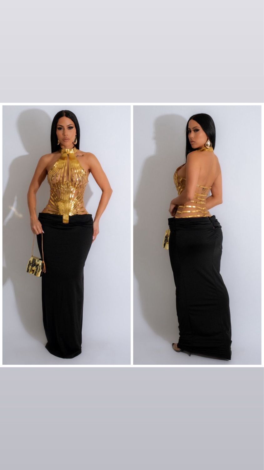 Gold/Black Goddess