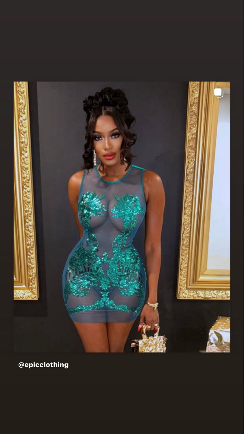 Green Jewel Dress