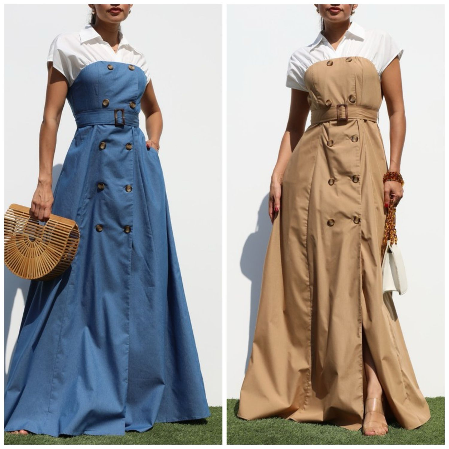 Trench-coat Maxi
