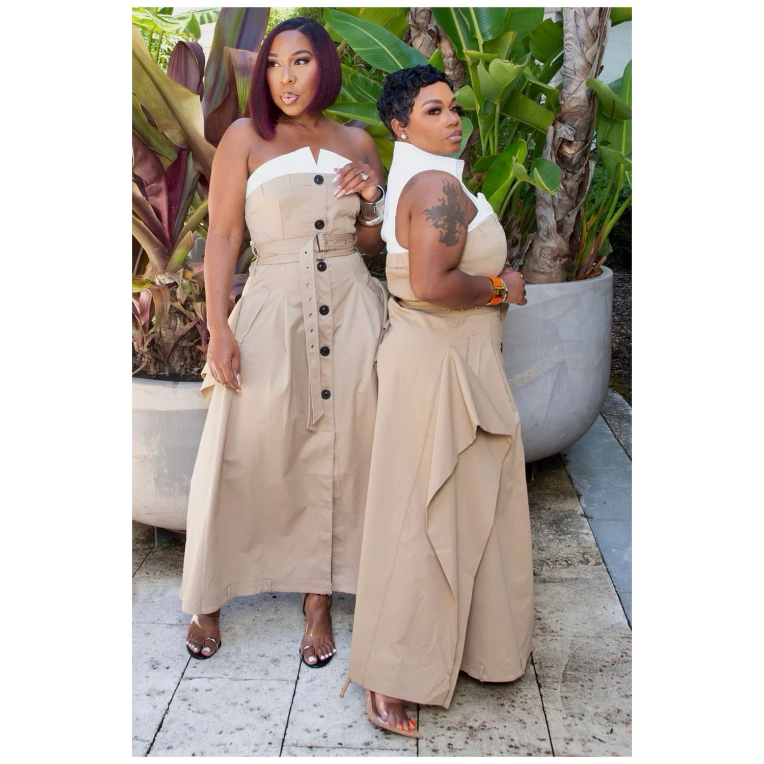 Tube Trench coat Dress