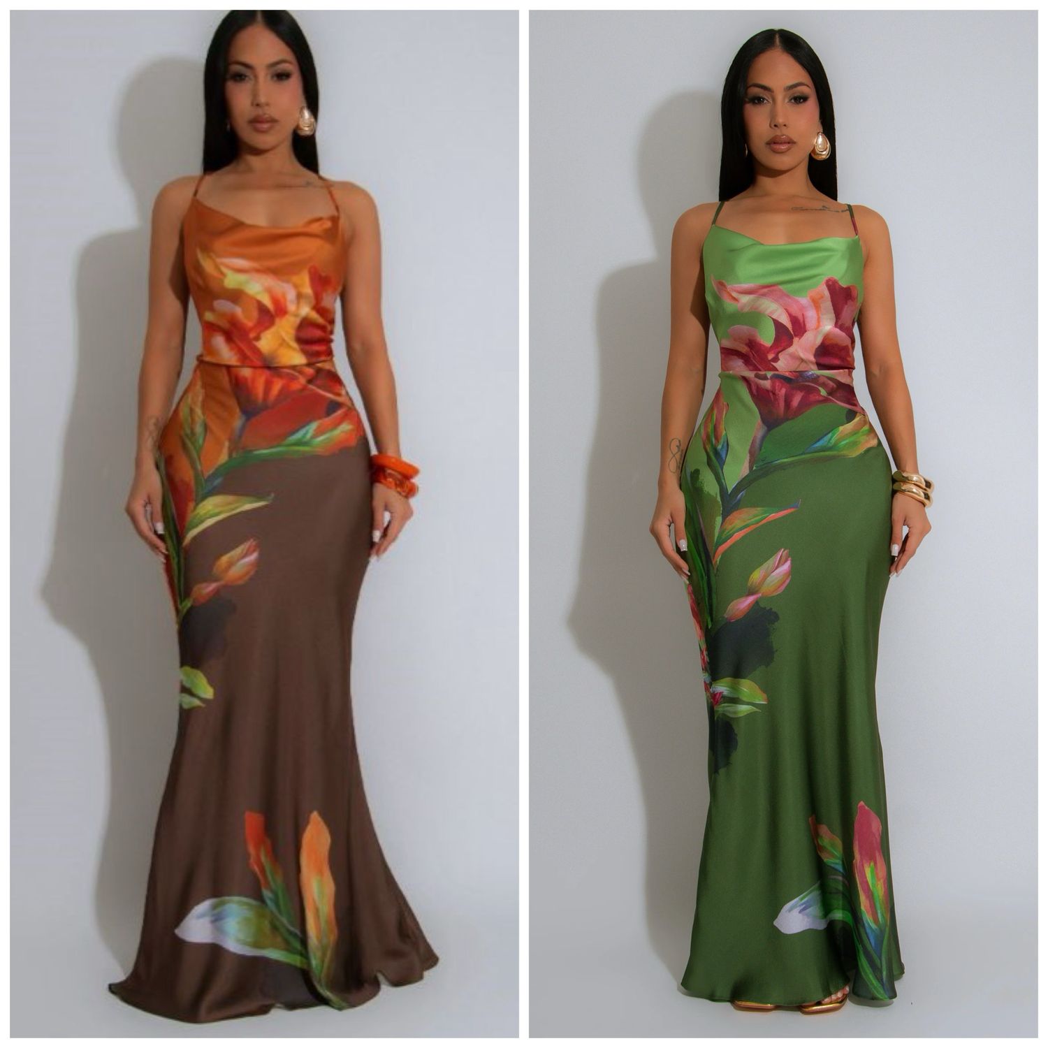 Flower Stain Maxi
