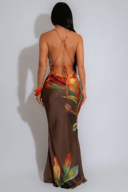Flower Stain Maxi