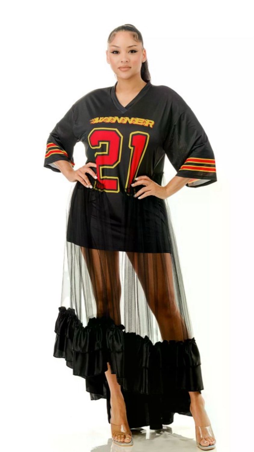 Number Dress Oversized