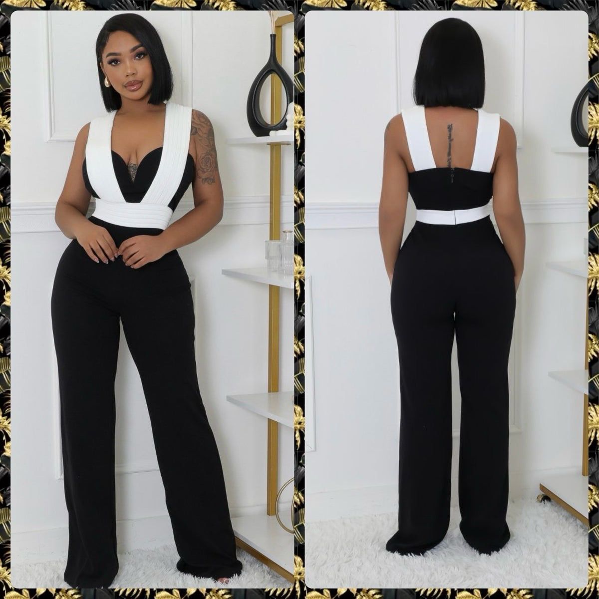 B/W Jumpsuit