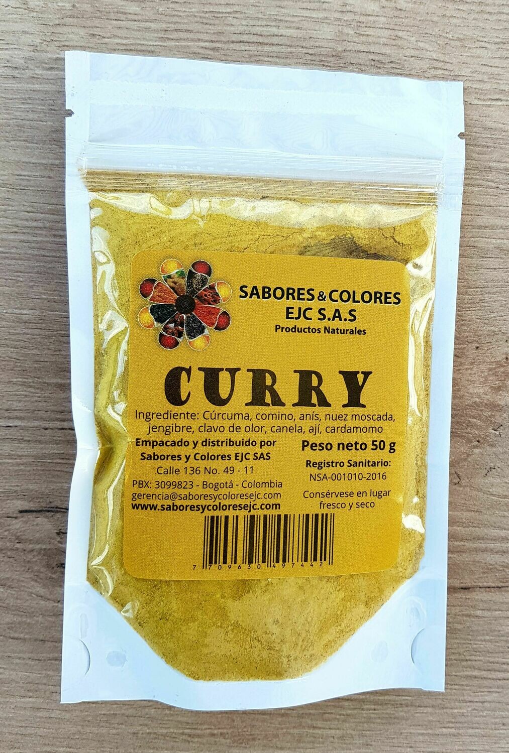 Curry en polvo 50g