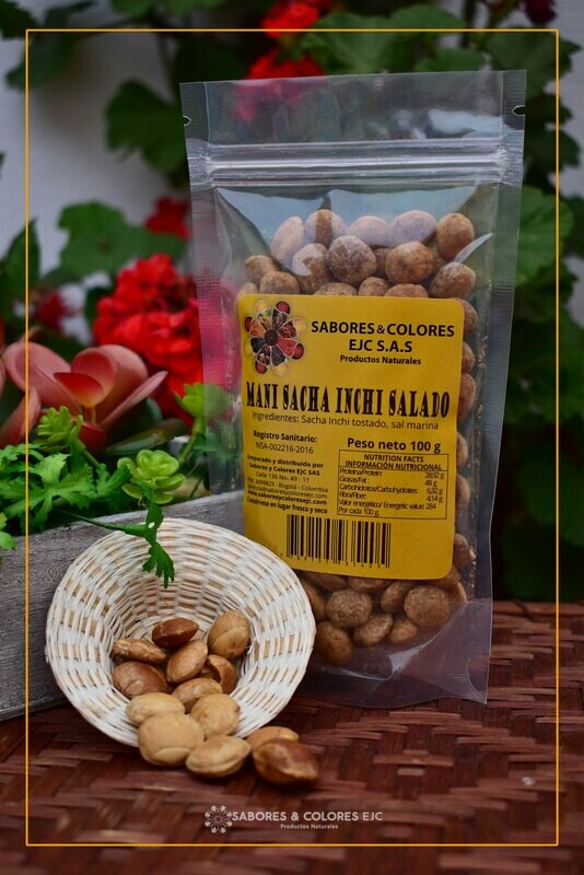 Maní Sacha Inchi salado 100g
