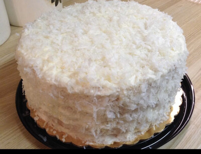 WHOLE CAKE - Coconut Cake (Allow 24 hrs for preparation)