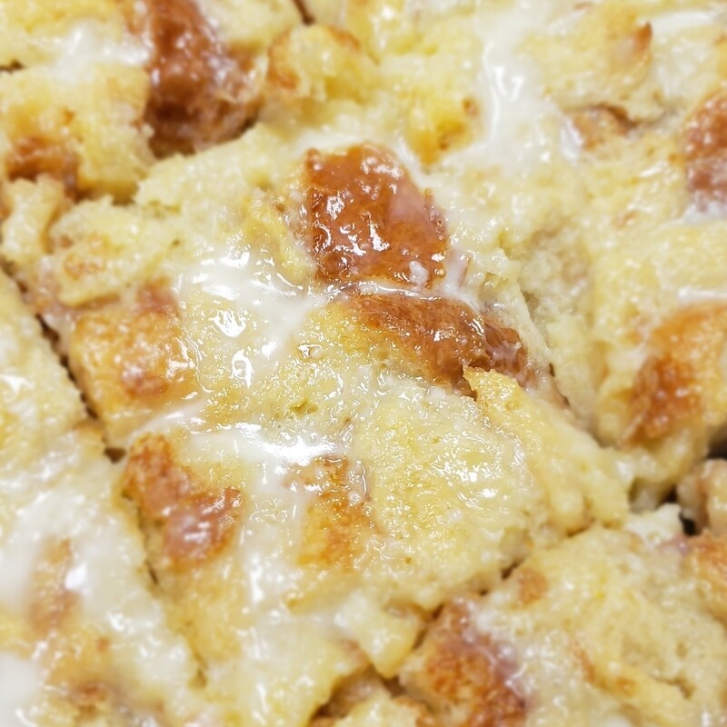 PIES- Bread Pudding 12x20 (Allow 24 hrs for preparation)