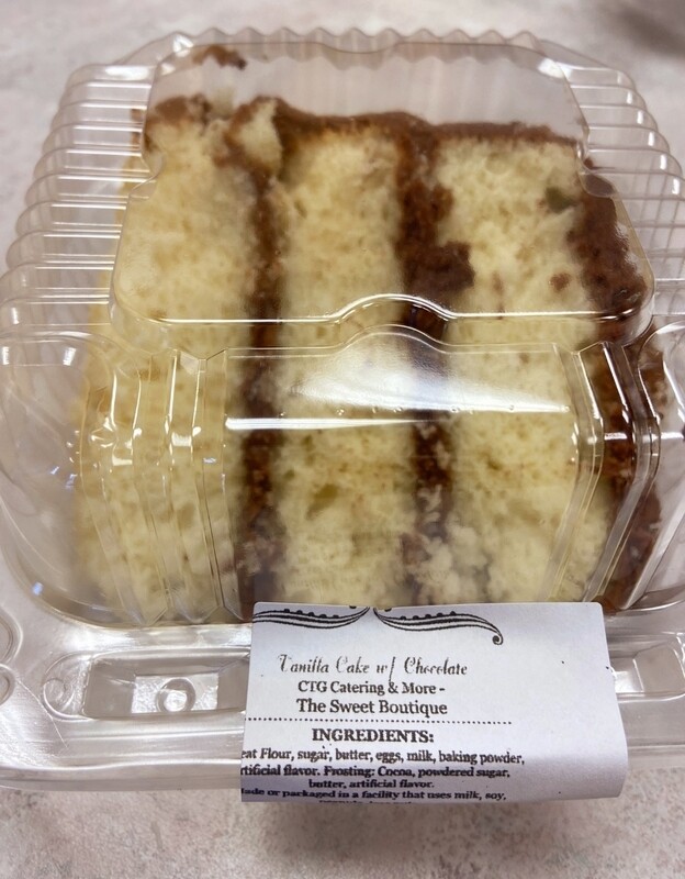 WHOLE CAKE- Vanilla Cake/Chocolate Frosting (Allow 24 hrs for preparation)