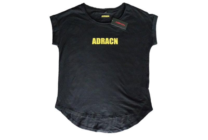 Adracn long slub Damen shirt , logo print Adracn long slub Damen shirt , logo print