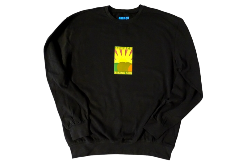Adracn Rising sun sweater, black Adracn Rising sun sweater, black