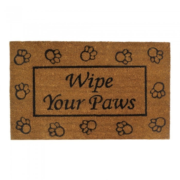 WIPE YOUR PAWS WELCOME MAT by Summerfield Terrace