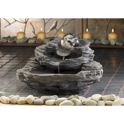 34807 ROCK DESIGN TABLETOP FOUNTAIN by Cascading Fountains