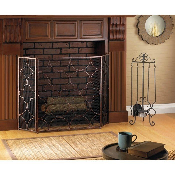 CLOVER FIREPLACE SCREEN by Accent Plus