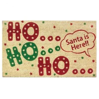 HO HO HO WELCOME MAT by Christmas Collection