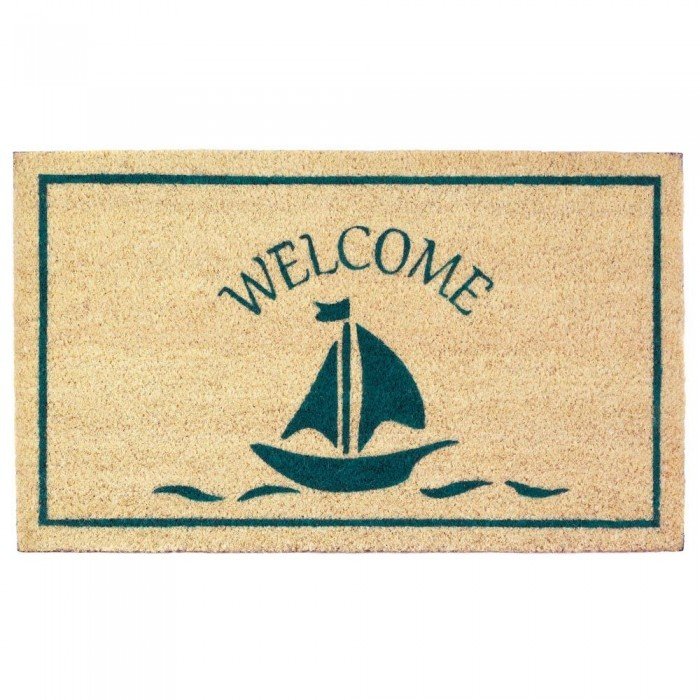 SAILBOAT WELCOME MAT by Summerfield Terrace