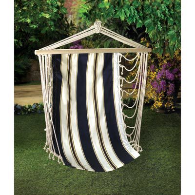 NAVY STRIPED HANGING CHAIR
