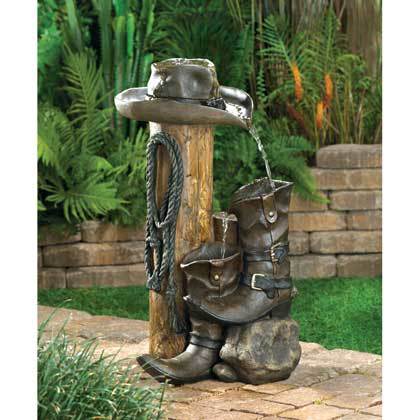 WILD WESTERN WATER FOUNTAIN by Cascading Fountains