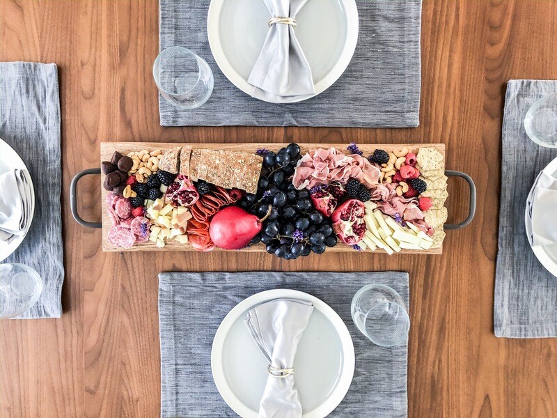 CHARCUTERIE CENTERPIECE 8&quot;X24&quot;