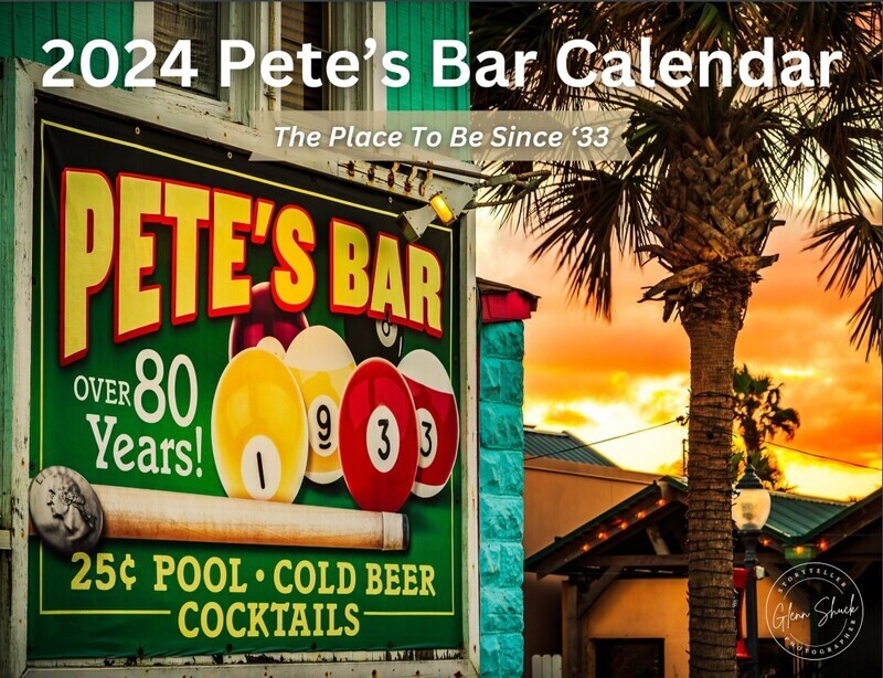 2024 Pete&#39;s Bar Calendar