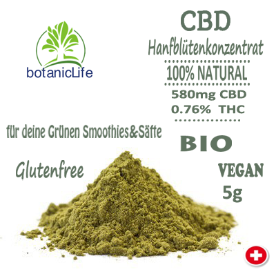 Schweizer Bio Hanfblüten Konzentrat 30g