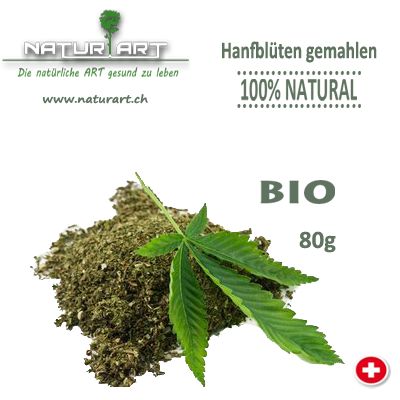 Schweizer Bio Hanfblüten gemahlen 40g