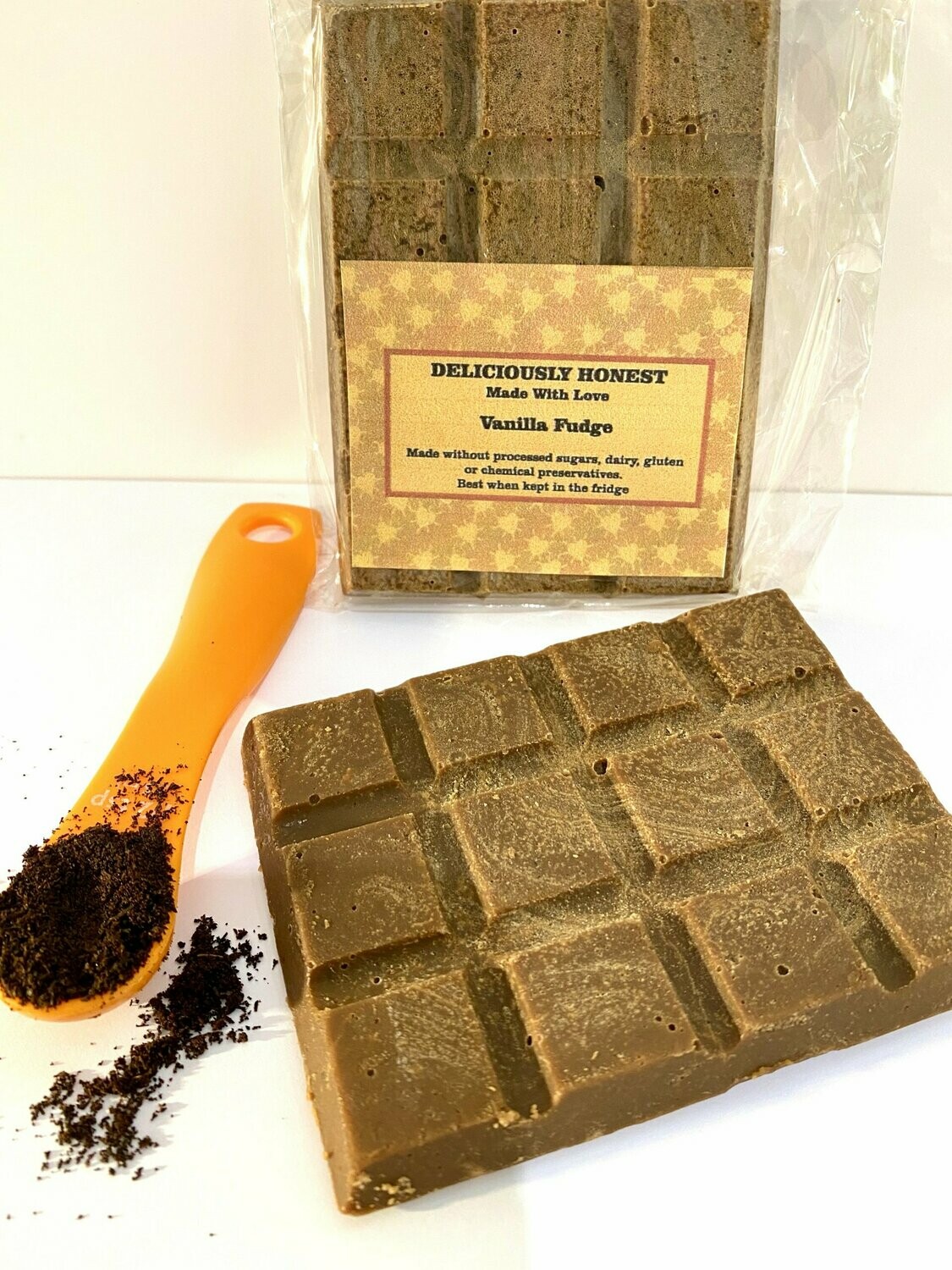 Vanilla cacao fudge bar