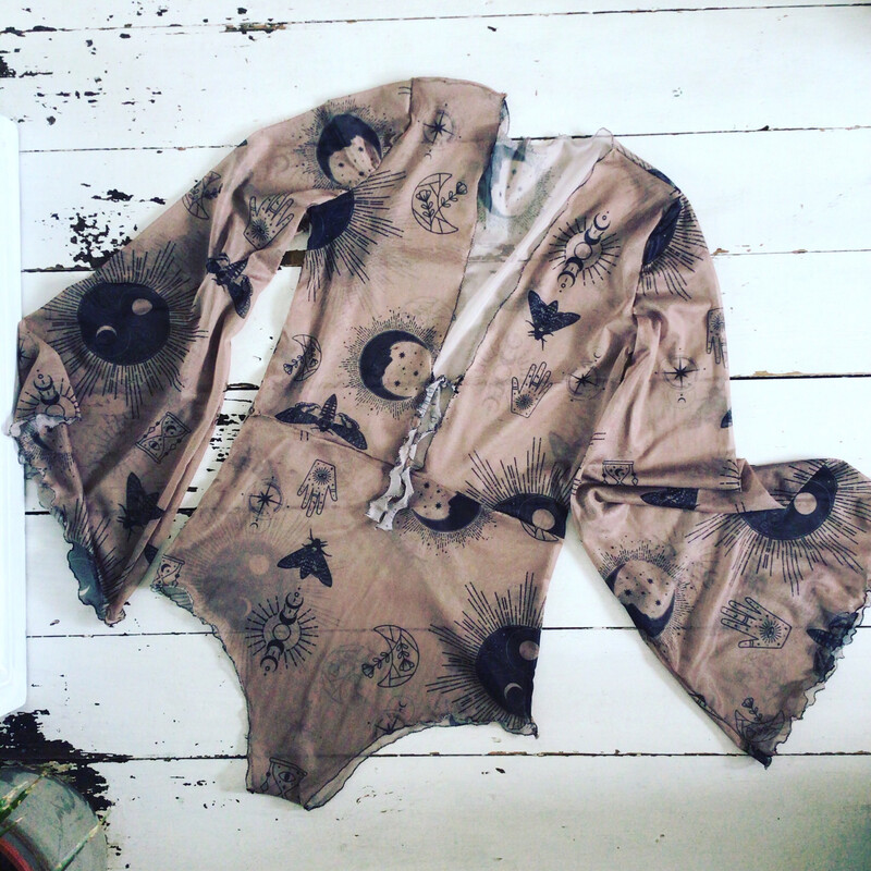 Sun And Moon Sheer Bodysuit