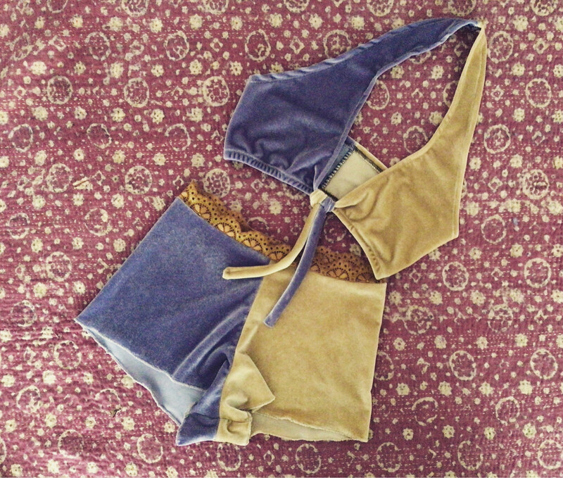 Velvet Bra Boy Short Set