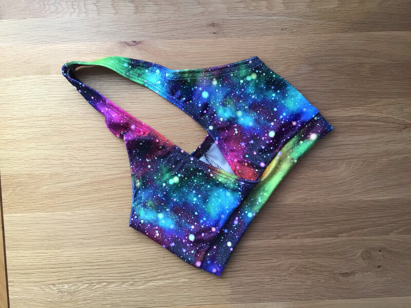 Cosmos Print Velvet Halter Top
