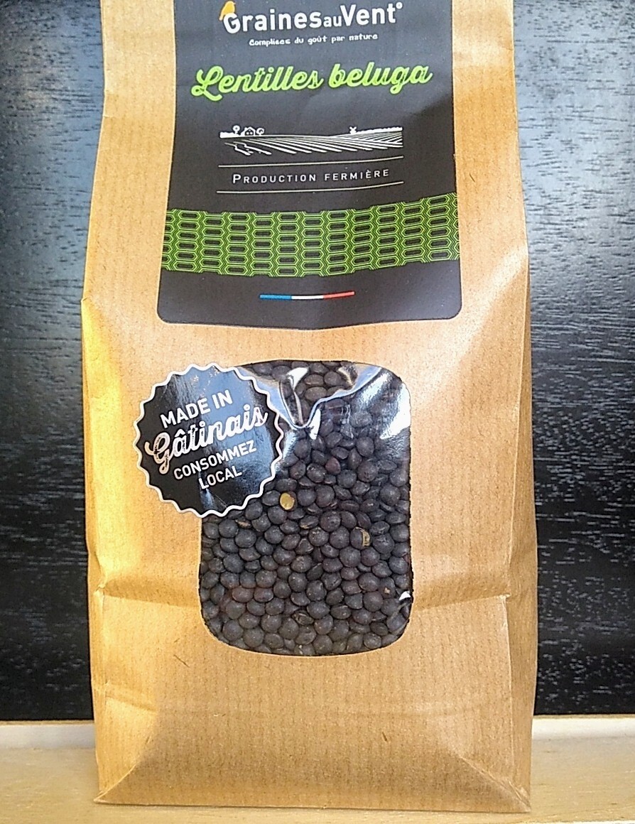 Lentilles Beluga en 500 gr