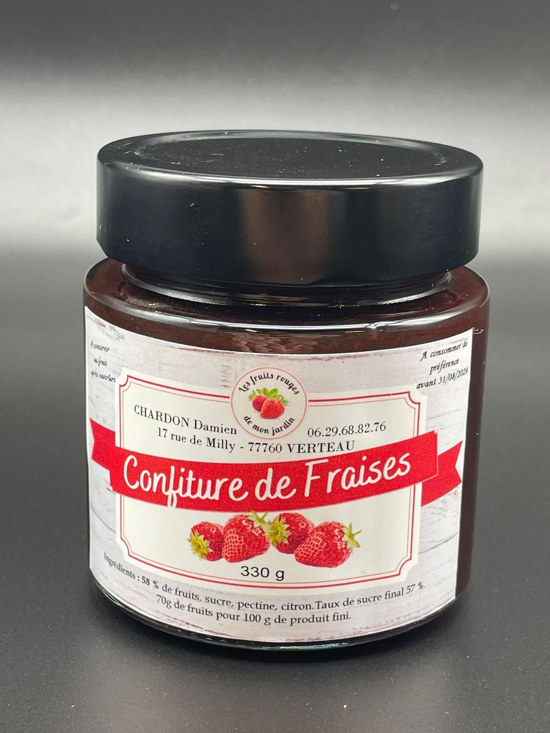 Confiture de fraise 320g