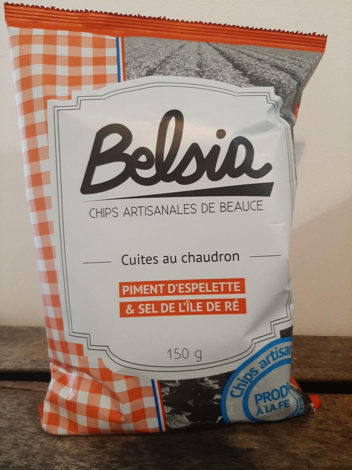 Chips Belsia au piment d'Espelette 150g