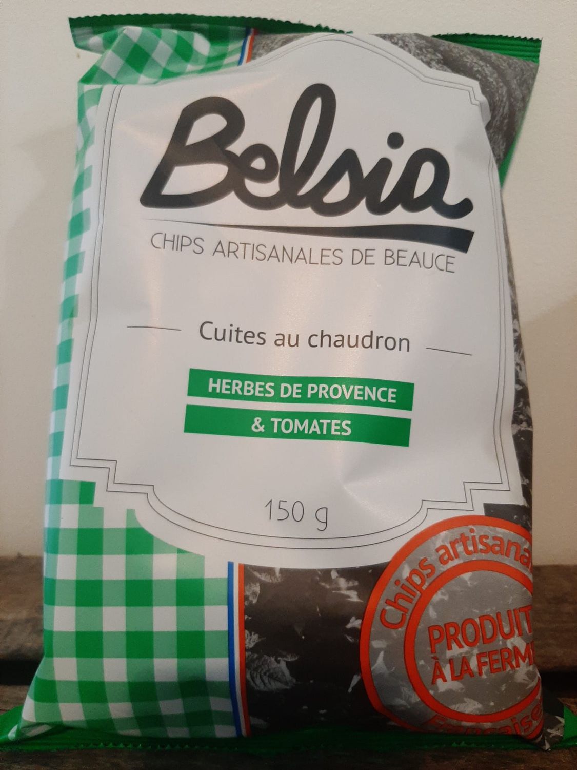 Chips Belsia herbes de Provence et tomates 150g