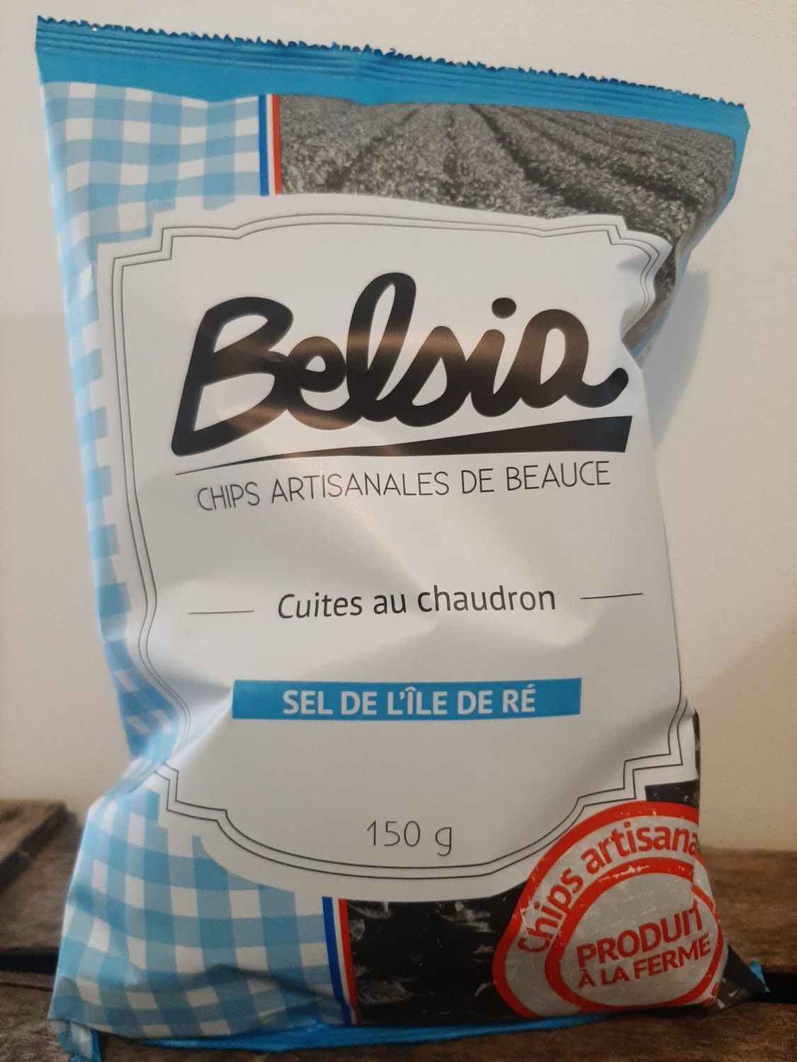 Chips Belsia au sel de Guérande 150g
