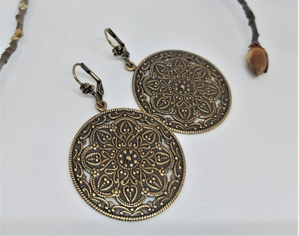 LANA - Messingohrringe