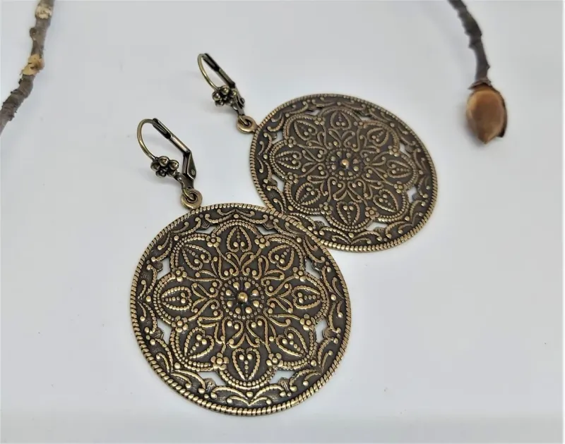 LANA - Messingohrringe