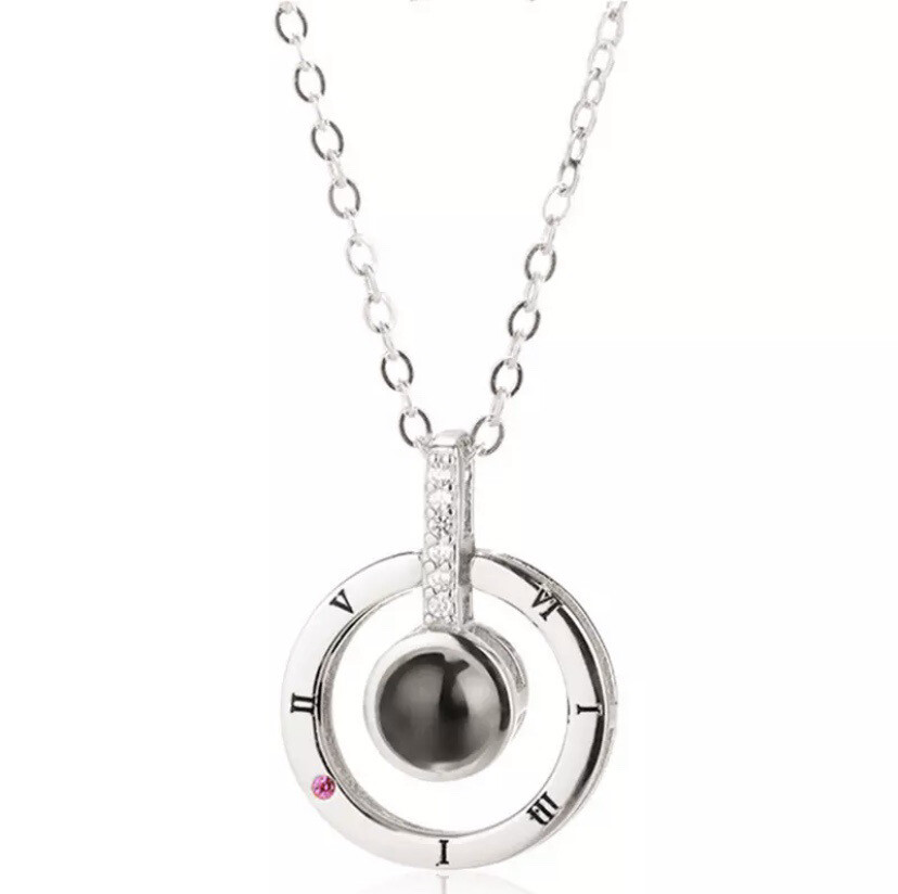 ‘I Will Always Love You’ Necklace, Silver