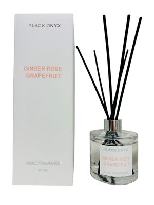 Black Onyx Raumduft 200 ml – Ginger Rose Grapefruit Black Onyx Raumduft 200 ml – Ginger Rose Grapefruit