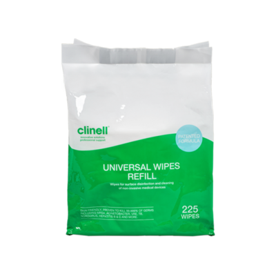 Clinell Universal Wipes [Bucket of 225 Refill]