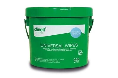 Clinell Universal Wipes [Bucket of 225]