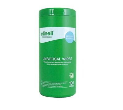 Clinell Universal Wipes [Tub of 100]