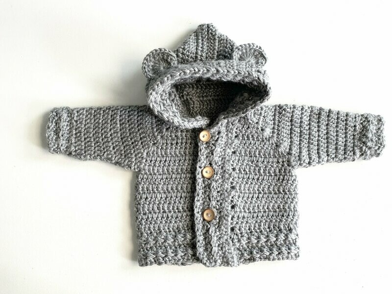 Hooded Bear Cardigan