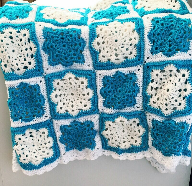 Crochet Snowflake Blanket